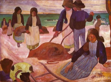Paul Gauguin Painting - Recolectores de algas Paul Gauguin